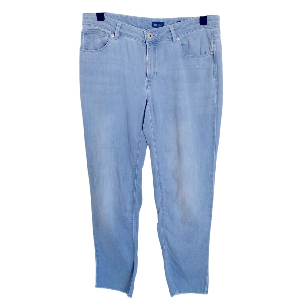 J. Jill Jeans Women’s 6 Light Blue Denim Authentic Fit Cropped Relaxed